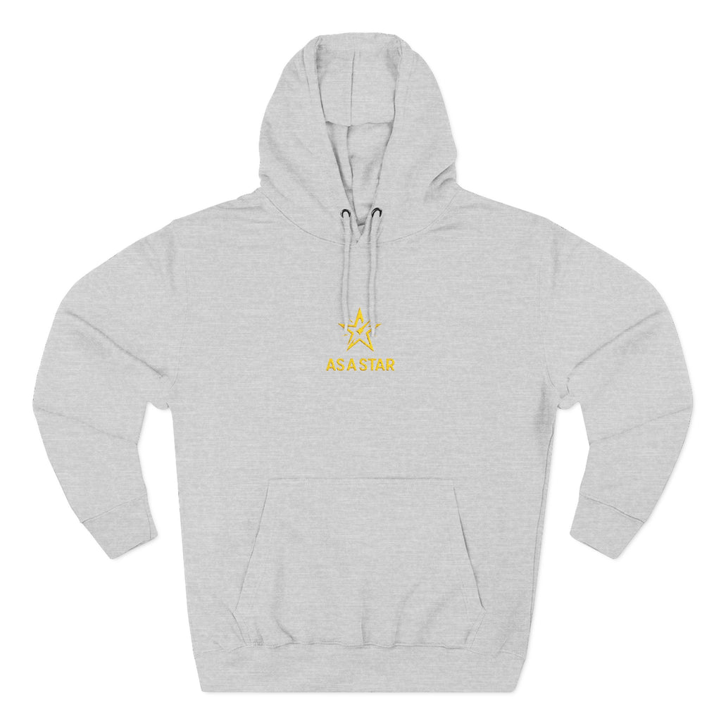 Three-Panel Fleece Hoodie