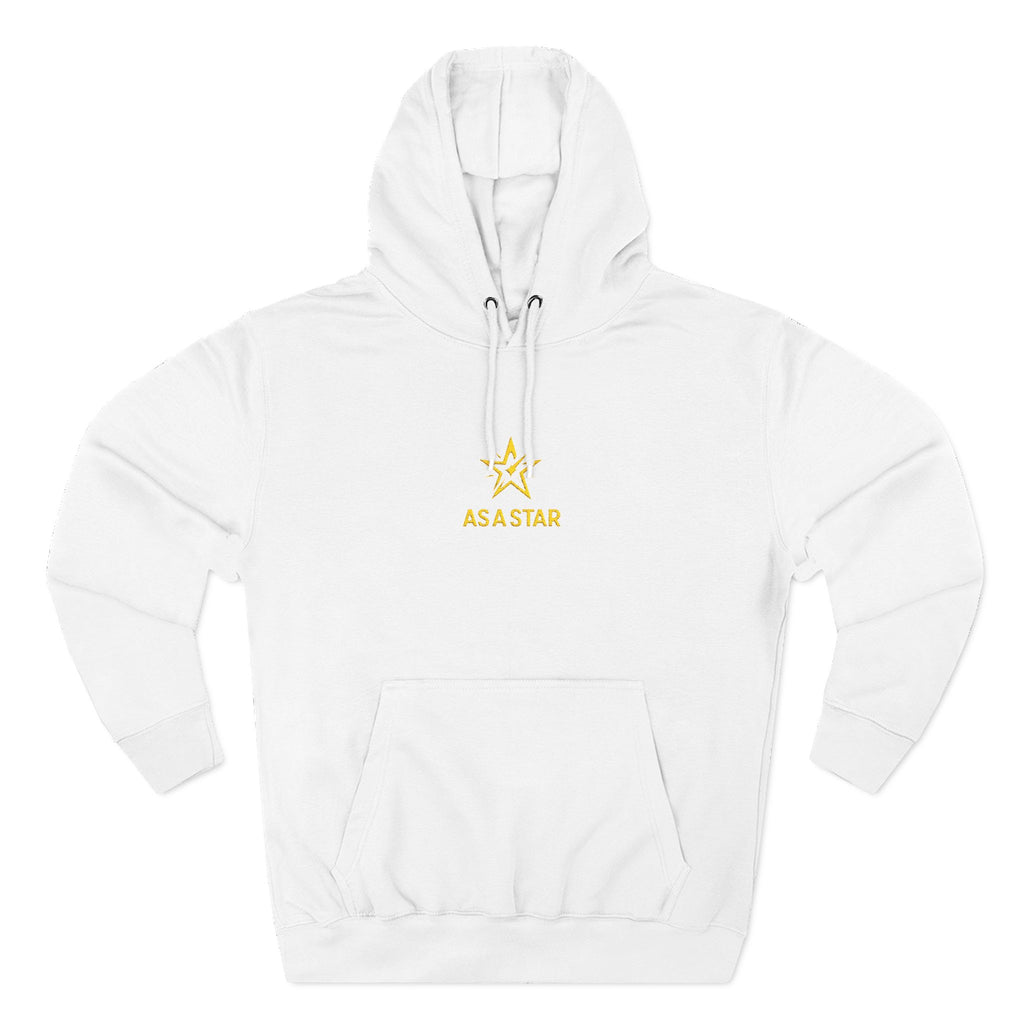 Three-Panel Fleece Hoodie